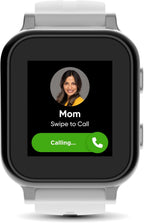 Gabb Watch 3e - GPS Tracker for Kids  Digital Smart Watch  No Social Media or Internet  Fees Required (Silver)