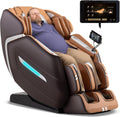 MassaMAX A580 2026 4D Massage Chair for Big & Tall People Full Body Massage Up to 6'10" & 500 lbs  Cloud Upgrade  APP Control  27 Modes  59" SL Track  Auto Footrest Extension  and Heating (Brown) Beta