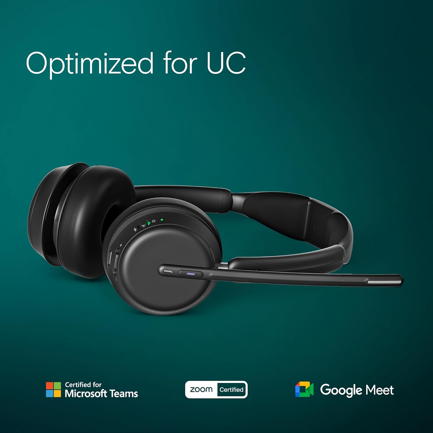 EPOS Impact 1061T - Enhanced Open Office Headset with Hybrid ANC  EPOS AI™ Microphone  and Multipoint Connectivity