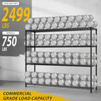 VINGLI 4 Tier Metal Storage Shelves 65''H Wire Shelving with Wheels for Storage Adjustable Heavy Duty Garage Shelving Storage Racks for Pantry Shelves Kitchen Office Garage, 65''H X63''W X23''D