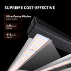 Spider Farmer G4500 Cost-Effective 320W 2x4 Coverage LED Grow Lights  Full Spectrum Dimmable Bar Style Led Growing Lamp for Indoor Plants  Upgraded Smart App Control