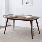 Dining Table Kitchen Table Dining Room Table Small Kitchen Table for Small Spaces Table Modern Home Furniture Dinner Table Rectangular (Dark Brown)