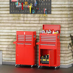 INTERGREAT Tool Chest, 5 Drawers Rolling Tool Chest with Detachable Top Tool Box, Tool Chests with Universal Lockable Wheels, Metal Tool Cart for Garage, Workshop, Barbershop