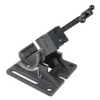 Strong Hand Tools Cradle-Angle Drill Presss Vise with 2500 lb of Clamping Force, MAX 3.5" Jaw Opening, 0-90 Degree Adjustable Tilt, Durable Cast Iron Vise, For Drill and Woodworking, SBV390