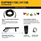 4400 PSI 4.0 GPM Gas Cold Water Pressure Washer with DEWALT 420cc Engine DXPW61156