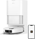 DREAME L40 Ultra Gen 2 Robot Vacuum and Mop with 25,000Pa Suction, Extendable Side Brush and Mop, All-in-One Self-Emptying & Cleaning Dock, Voice & App Control, White