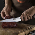 HOSHANHO 6 Inch Kitchen Knife, Ultra Sharp Japanese High Carbon Stainless Steel Chef Knife, Multipurpose Kitchen Utility Knife with Ergonomic Pakkawood Handle