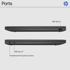 HP Chromebook 14 inch Laptop  HD Display  Intel Processor N100  8 GB RAM  128 GB UFS  UHD Graphics  Chrome OS  Chalkboard Gray  14a-nf0099nr