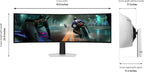 Samsung LS49DG910SNXZA 49 Inch Odyssey Dual QHD 144Hz Curved Gaming Monitor with 5 Year Amber Protection Plan (2024)