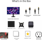 ASUS ROG Strix 32” 4K OLED Gaming Monitor (XG32UCWG) - TrueBlack Glossy OLED  Dual Mode (4K@165Hz  FHD@330Hz)  0.03ms  G-SYNC Compatible  Neo Proximity Sensor  USB-C  HDMI 2.1  3 yr Warranty