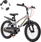 RoyalBaby EZ Fride Kids Bike 16 18 20 Inch, Lightweight Aluminum 2-in-1 Balance to Pedal Bike with One-Key Switch for Boys Girls Ages 4+