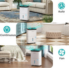 Kesnos 80 Pints Energy Star Dehumidifier for Home & Basement with Drain Hose, Ideal for Large Spaces up to 5,500 Sq. Ft., Featuring Auto Defrost & Self-Drying Function