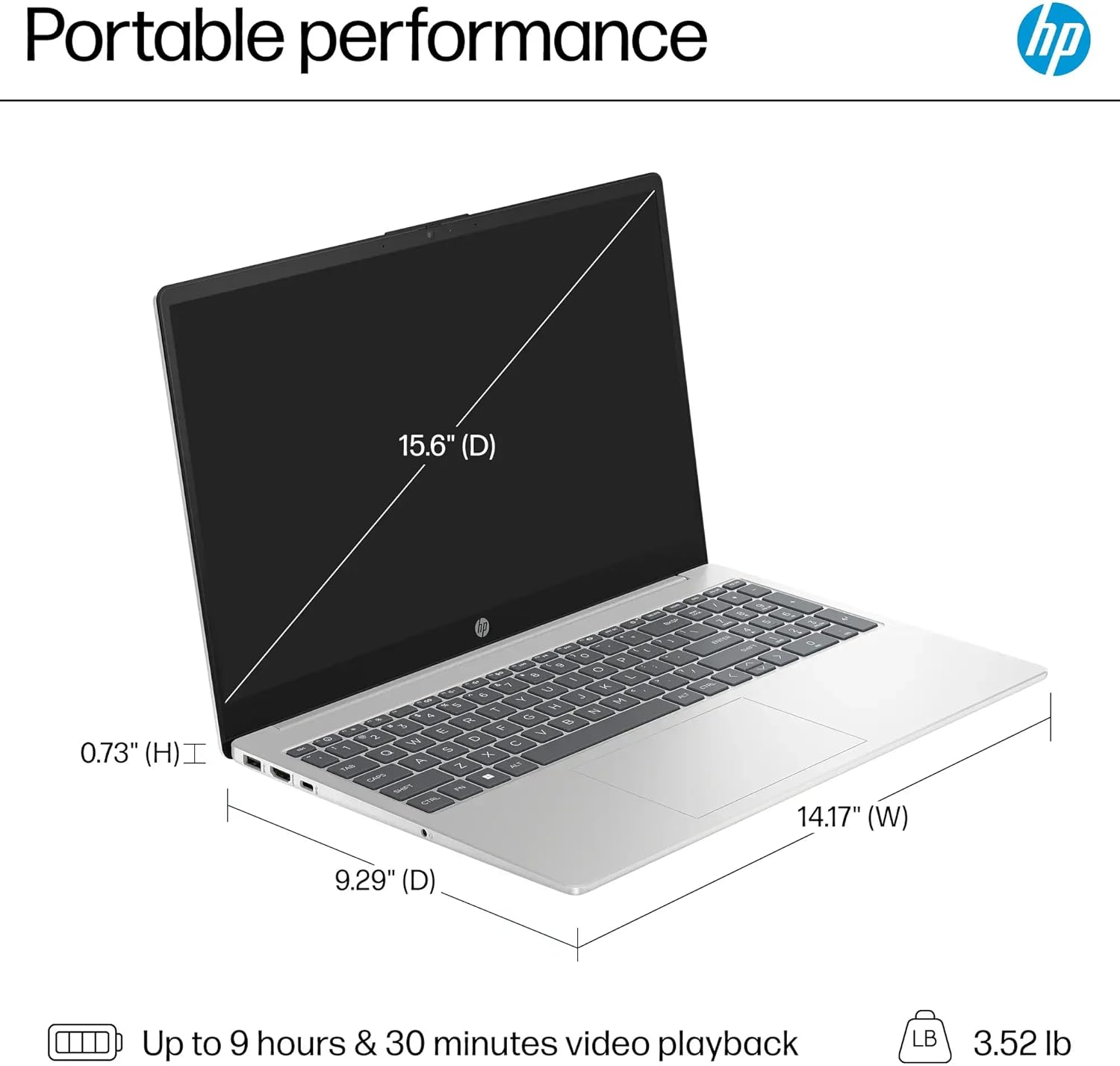 HP 15.6" Business Laptop  Free Microsoft Office 2024 Lifetime License  Copilot AI Chat  HD Touchscreen Display  Intel 6-Core i3-1215U 4.4 GHz  16GB RAM  1TB SSD  Long Battery Life  Windows 11 Pro