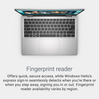 Dell 14 Laptop DC14250-14.0-inch FHD+ Anti-Glare Display  Intel Core 5 120U Processor  Intel Graphics  16GB RAM  512GB SSD  English AI Backlit Keyboard  Fingerprint Reader  Windows 11 Home - Silver