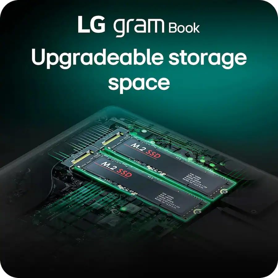LG Gram Book 15 Thin Lightweight Bussiness Laptop Computer, AI Copilot in Windows 11 Pro, Wi-Fi 6, 32GB RAM 1TB SSD, FHD IPS Display, Intel i5-1334U(10 Cores up to 4.6 GHz), with with hub