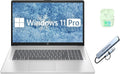 HP 17.3" HD+ Business & Student Laptop Computer  16GB RAM 1TB SSD  8-Cores Intel Core i3 Processor  Windows 11 Pro  Numeric Keypad  Wi-Fi 6  PLUSERA Earphones & 8-in-1 Hub  Natural Silver