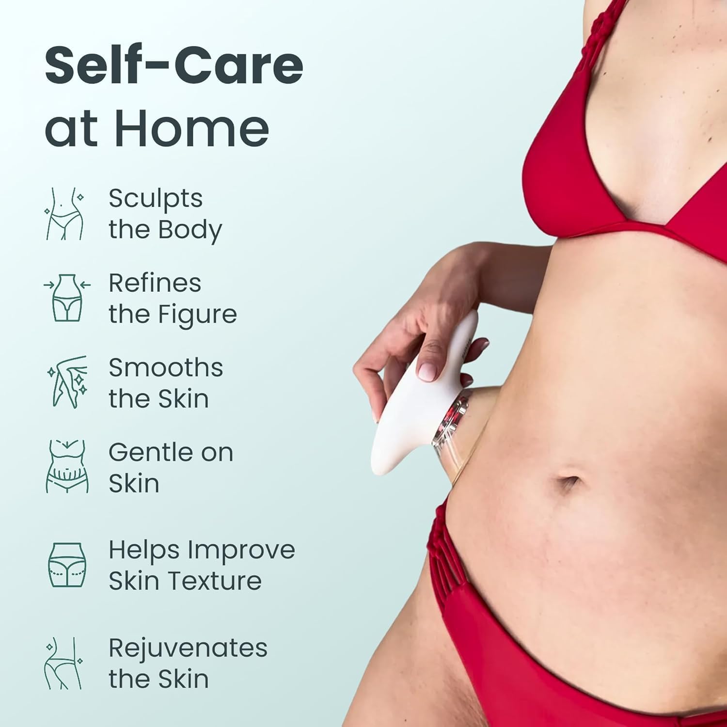 SCULPIFLEX - The Original Massage Tool and Moisturizing Gel to Help Improve Appearance of Firm Skin, Patented Technology, Gentle and Suitable for All Skin Types, Cruelty Free