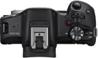 Canon EOS R50 Mirrorless Camera with 18-45mm Lens (Black) Bundle with 64GB Memory Card + Canon 200ES EOS Shoulder Bag (3 Items)