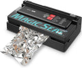 MAGIC SEAL MS300 Precision Vacuum Sealer Machine, Commercial Double Pump Food Sealer with Built-in Auto Cooling System, Compatible with Mylar, Smooth and Embossed Bags, Extra Wide 8 mm Seal