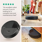 iRobot Roomba 205 DustCompactor Vac Robot Vacuum - Compacts Dirt Inside, No Emptying for 60 Days, Space Saving, No Dock Needed, Bagless, Intense Power-Lifting Suction, LiDAR Navigation, Multi-Surface