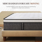 CH Charme House Queen Mattress, 14 Inch Hybrid Queen Size, Medium Feel Foam and Individual Pocket Springs, Fiberglass Free Bed Mattress, Extra Edge Support, Pressure Relief, CertiPUR-US