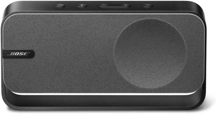 Bose SoundLink Home Speaker  Premium  Portable and Wireless Bluetooth Bookshelf Speaker  Up to 9 Hours Battery Life  Cool Grey