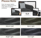 Sectional Couch Covers, 2 Pieces Washable L Shaped Couch Covers Sofa Blanket for Dogs Pet Friendly Sectional Sofa Slipcovers Furniture Covers,71"x 118"+ 71"x 118",(XX-Large,Charcoal Gray)