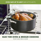 GreenPan Valencia Pro Ceramic Nonstick 16 Piece Cookware Set, Hard Anodized PFAS-Free Pots & Pans, Induction Ready, Compatible on All Cooktops, Dishwasher Safe, Oven Safe to 600F, Gray