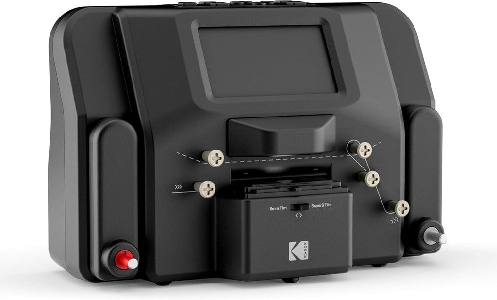 KODAK REELS 8mm & Super 8 Films Digitizer Converter with Big 5” Screen  Scanner Converts Film Frame by Frame to Digital MP4 Files for Viewing  Sharing & Saving on SD Card for 3” 4” 5” 7” and 9” Reels
