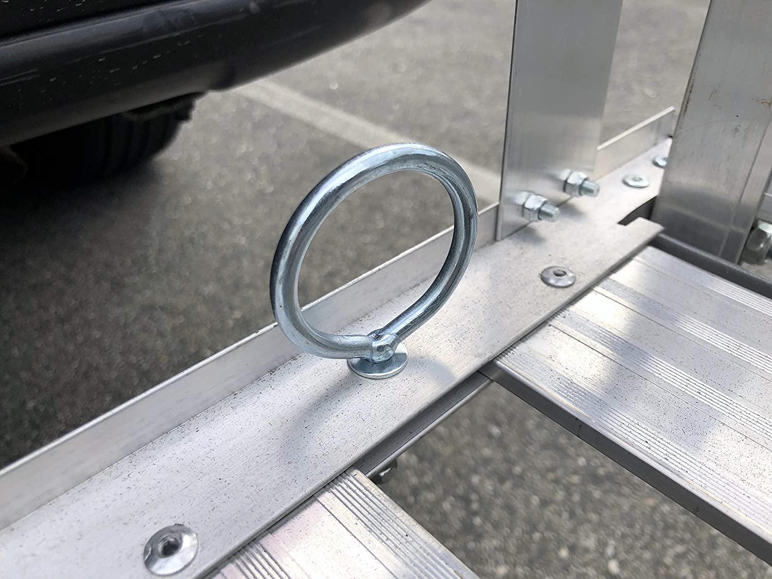 80779 Aluminum Hitch Mount Cargo Carrier with 47测 Long Ramp, 1 Pack