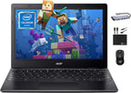 acer 311 Chromebook Laptop for 2025 Student Business  Dual-Core Intel N4500 Processor 11.6" HD Display  4GB RAM  192GB (64GB eMMC+128GB Card)  Webcam WiFi  Long Battery  Chrome OS +MarxsolAccessory