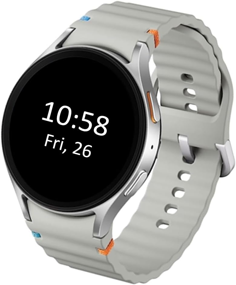 Samsung Galaxy Watch 7 (44mm) AI Smartwatch w/ 1.5" AMOLED  Wear OS 5  Wi-Fi  Bluetooth  Heart Rate  Sleep Apnea & GPS Fitness Tracker  International Model L310 (w/Fast Charger  Silver)