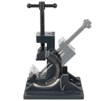 Strong Hand Tools Cradle-Angle Drill Presss Vise with 2500 lb of Clamping Force, MAX 3.5" Jaw Opening, 0-90 Degree Adjustable Tilt, Durable Cast Iron Vise, For Drill and Woodworking, SBV390