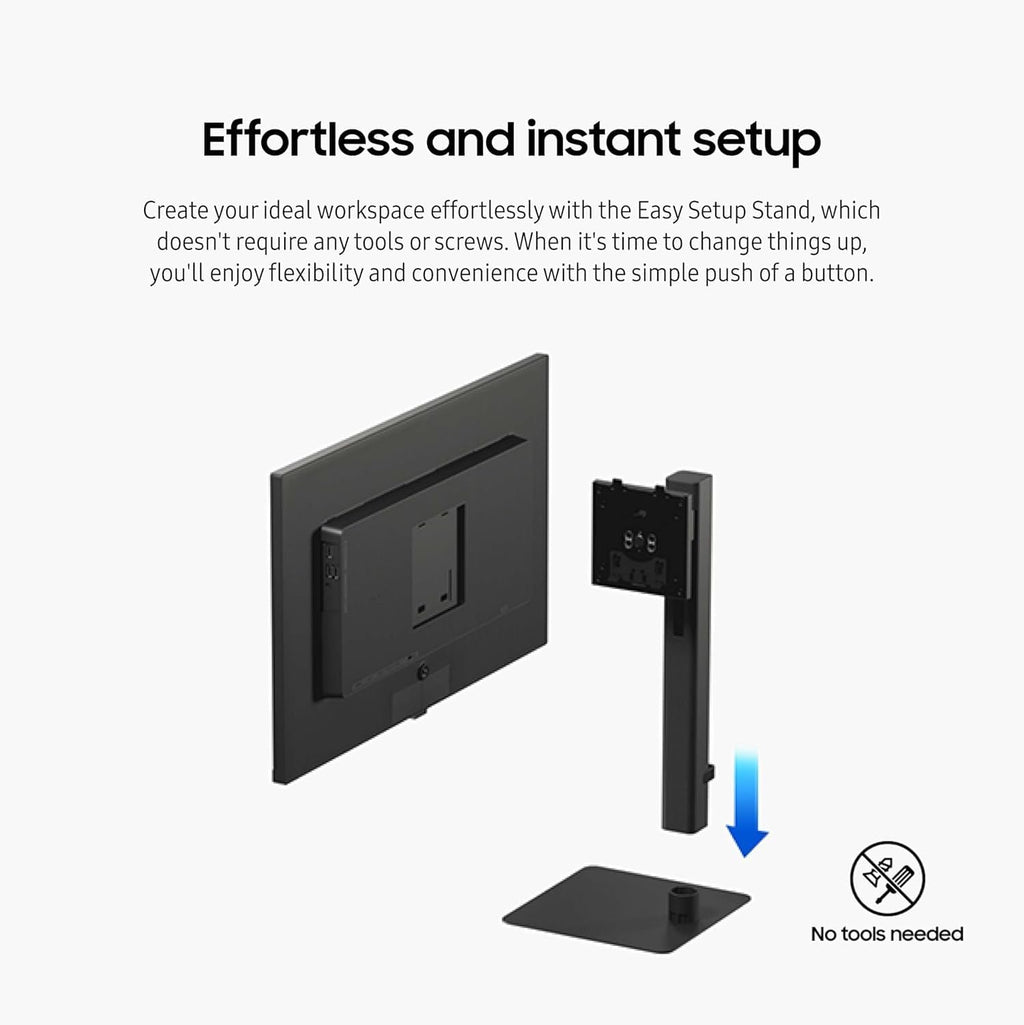 SAMSUNG 27" ViewFinity S8 (S80D) Series 4K UHD High Resolution Computer Monitor  HDR10  Multiple Ports w/ HDMI  DisplayPort  USB-A  Height Adjustable Stand  LS27D806EANXGO  2024  3Yr Warranty