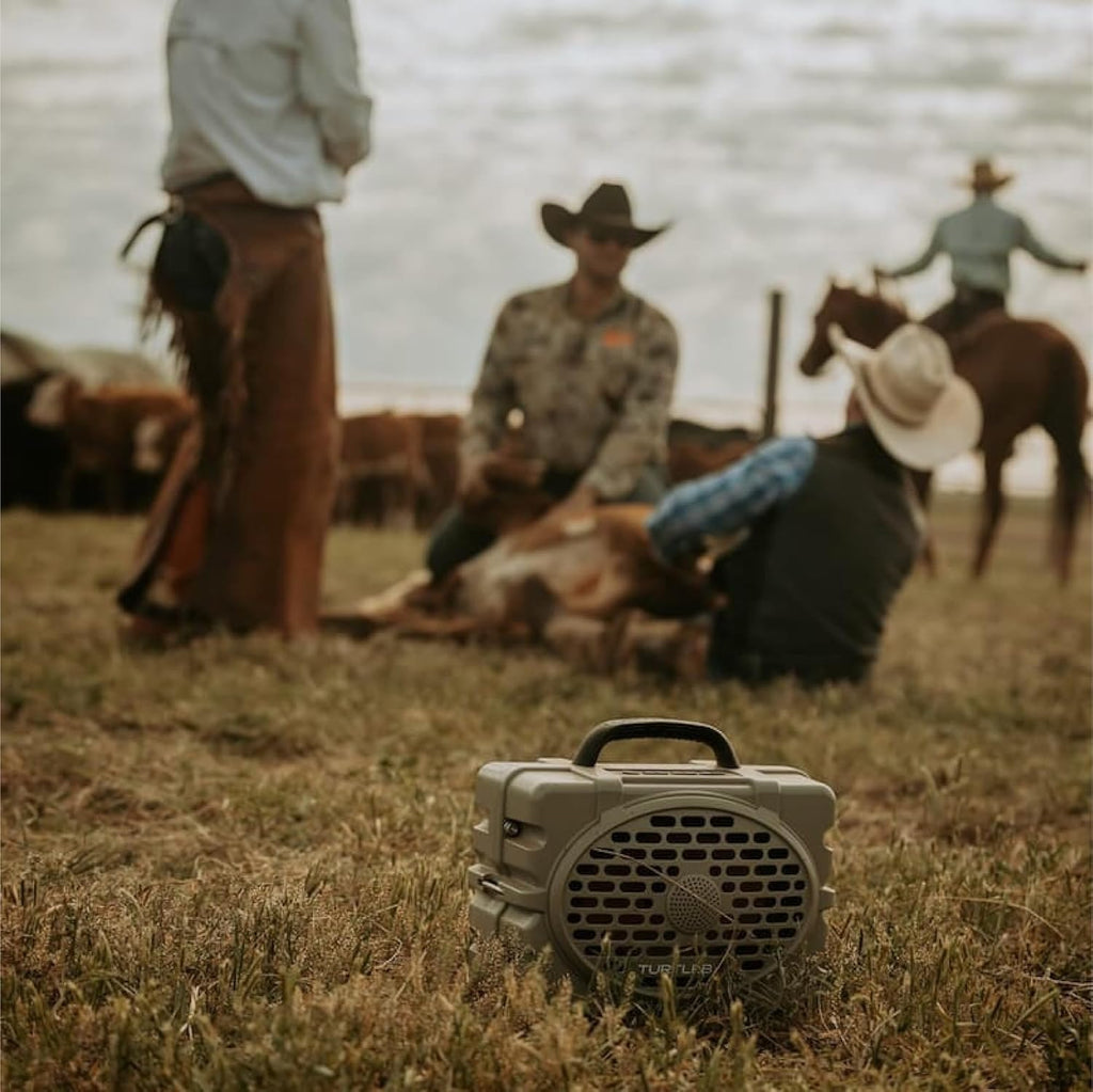 Turtlebox Original Gen 3: Portable Outdoor Bluetooth Speaker – Ultra-Loud (120dB)  Waterproof (IP67)  Rugged  Impact-Resistant  3-Day Battery | Party Mode: Unlimited Pairing for Stereo Sound  Tan