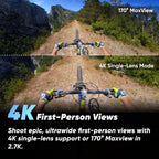 Insta360 X3 Starter Bundle - Waterproof 360° Action Camera with 1/2 Inch Sensor  5.7K 360°  72MP 360° Photos  Stabilisation  2.29" Touch Screen  Vibration Feedback  AI Editing  Live Streaming