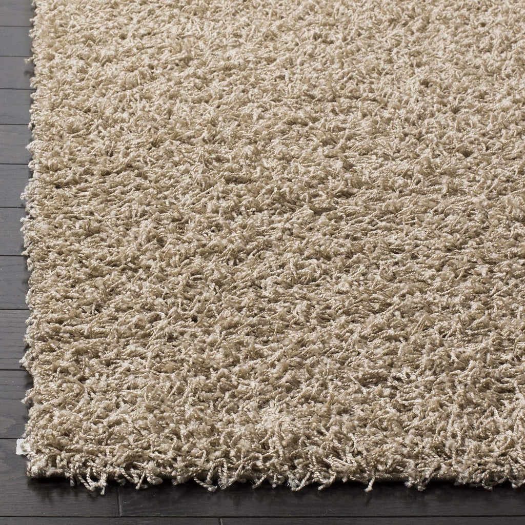 SAFAVIEH Area Rug 9x12 - Athens Shag Collection - Large - Beige, Non-Shedding & Easy to Clean, Ideal for Living Room, Bedroom, Dining Space (SGA119G)