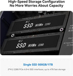 Beelink EQi12 Mini PC  Intel Core 1220P (up to 4.4GHz) 10C/12T  Mini Computer 16GB DDR4 3200MHz 500GB PCIe4.0 SSD  Dual HDMI Display 4K 60Hz/WiFi6/BT5.2/HTPC/NPU/AI/Built-in PSU