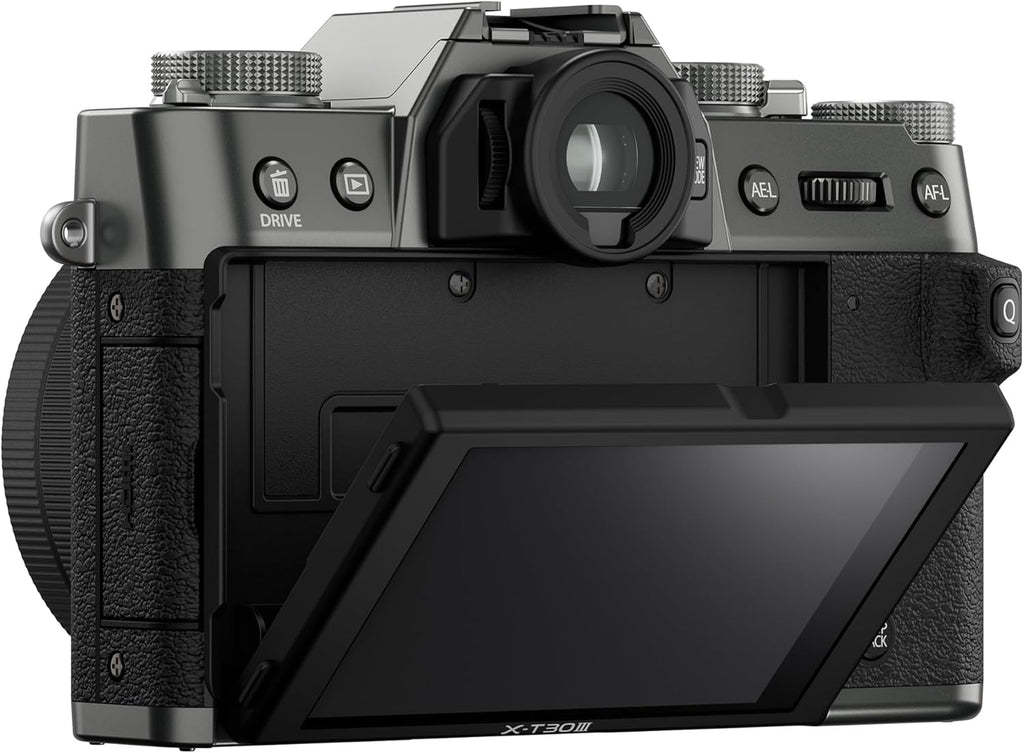 FUJIFILM X-T30 III Mirrorless Camera Body  Charcoal Silver