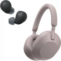 Sony WH-1000XM5 Premium Noise Canceling Headphones (Smoky Pink) with Free WF-C700N Truly Wireless Noise Canceling Earbuds (Black)