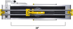 QEP 10630 24-Inch Manual Tile Cutter with Tungsten Carbide Scoring Wheel for Porcelain and Ceramic Tiles