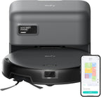 eufy C10 Robot Vacuum Self Emptying, 8 Weeks Hands Free, Advanced Smart Mapping with LiDAR Navigation, 2.85-Inch Slim Design, Powerful Suction, Edge Expansion Brush for Pet Hair, Carpet Detection