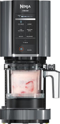 Ninja CREAMi, Ice Cream Maker, Ice Cream, Gelato, Sorbet,Milkshakes, Mix-ins, Smoothie Bowls & More, 7-in-1, Ice Cream Pints, Pint lid, Healthy Ice Cream, Compact, Perfect for Kids, Black, NC299AMZ