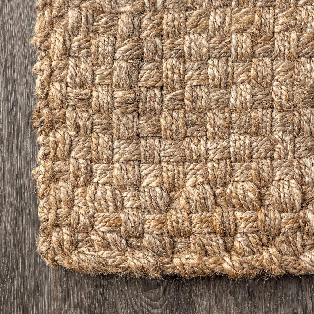 JONATHAN Y Estera Hand Woven Boucle Chunky Jute Natural Indoor Area Rug, 8x10, Bohemian, Transitional, Easy-Cleaning for Living Room, Bedroom, Kitchen, Pet Friendly, Non-Shedding (NFR102A-8)