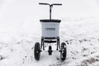 Yard Commander - Commercial 50 LB Walk-Behind Push Broadcast Spreader - 10-12 Foot Spread - Fertilizer  Ice Melt & Grass Seed - Clog Free Design - Fully Enclosed Gear Box - Adjustable Drop Rate
