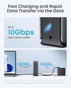 Anker Nano Laptop Docking Station with Detachable Hub  13-in-1 USB-C Triple Display Docking with 2 HDMI+1 DP  10 Gbps USB-C  3 USB-A  Audio  SD/TF  Ethernet  100W Max PD for Dell  Lenovo  HP  and More
