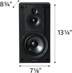 Sony CS Speakers  SS-CS5M2 3-Way 3-Driver Hi-res Bookshelf Speakers (Pair)  2025 Model Black