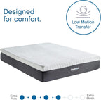 Cool Gel 12 Inch King Mattress Memory Foam Medium Firm, King Size Memory Foam Mattress Cooling, Made in the USA, 12" Depth with Pressure Relief, CertiPUR-US Certified No Fiberglass, CoolGel Bed