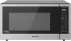 Panasonic NN-SN76LS 1.6 cu.ft Cyclonic Inverter Countertop Microwave Oven 1250Watt Power with Genius Sensor Cooking, 19.44"D x 21.88"W x 11.94"H, Stainless Steel