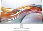HP Series 5 524sw 24" 300 nits IPS FHD Monitor (Replaces M24FW) Adjustable Tilt  Flicker Free  Anti-glare  Ultra-thin  Low-Blue Light Filter  1x HDMI  White/Silver w/DKZ Hub USB Port Expander (2 Pack)